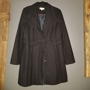 Merona Black Wool Pea Coat